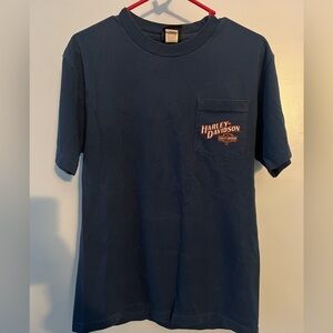 Harley-Davidson Men's Navy Pocket Tee